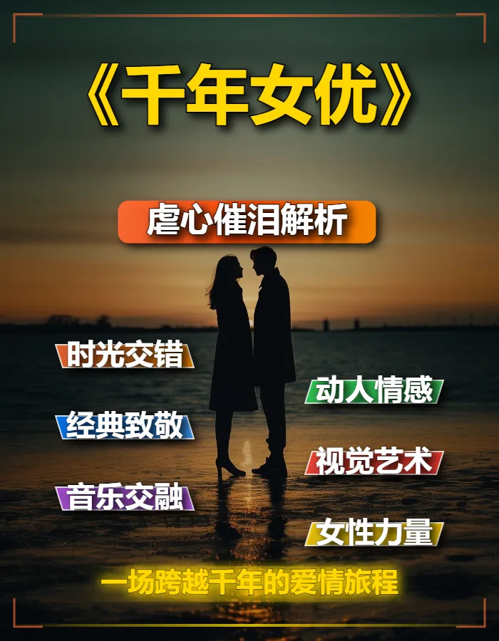 动画片《千年女优》原创解说文案丨高清剪辑素材下载